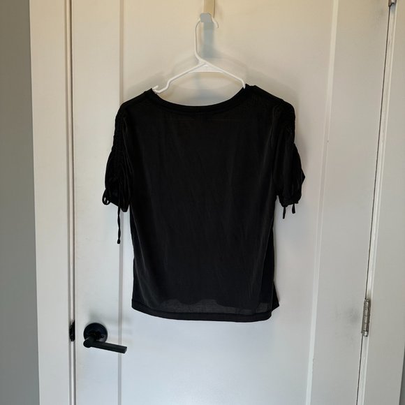 BANANA REPUBLIC Sandwash Modal Ruched Shirt Medium - Picture 2 of 6